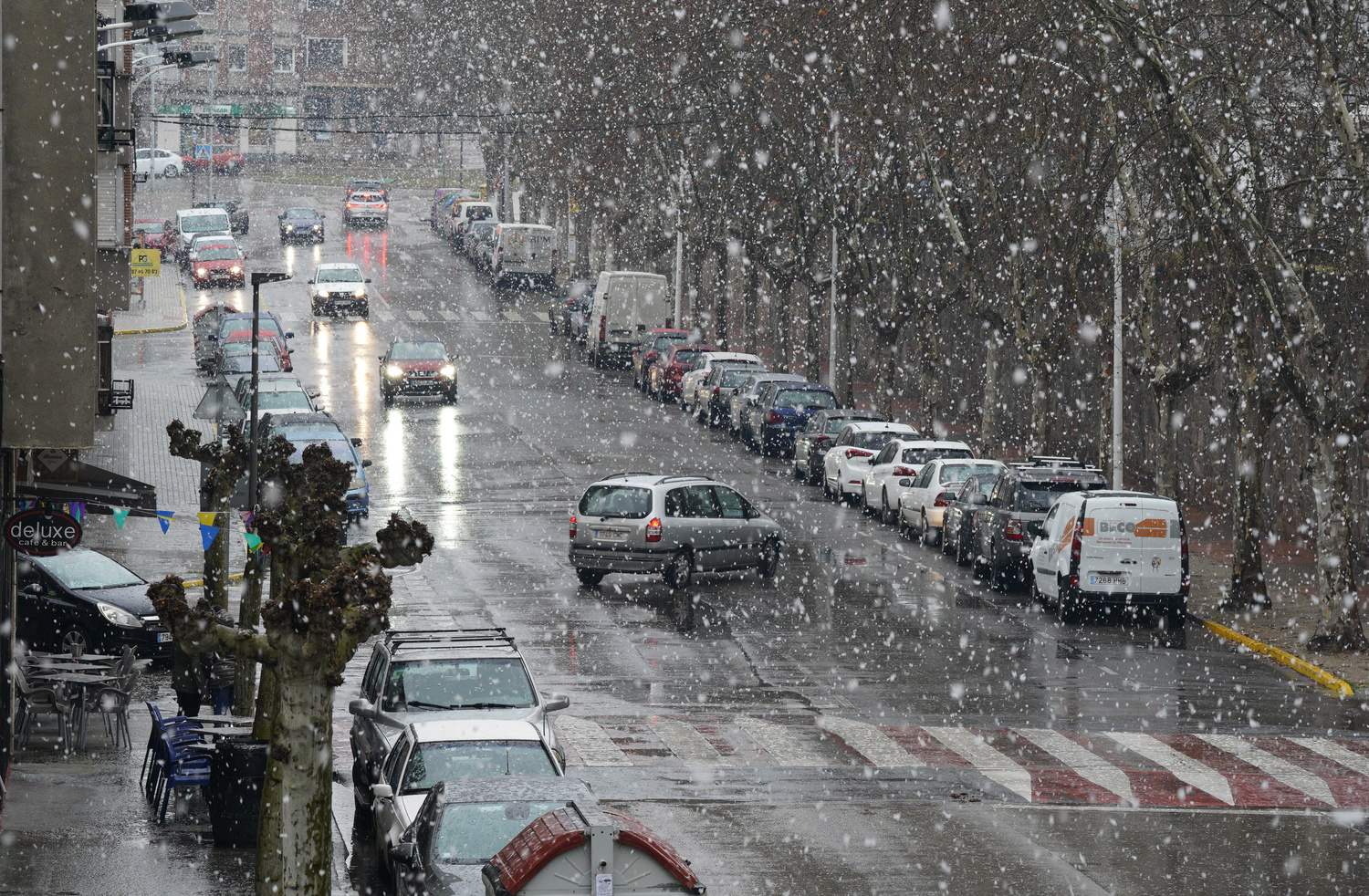 Nieve en Ponferrada | César Sánchez / ICAL