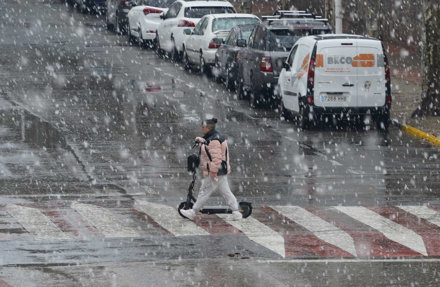 Nieve en Ponferrada | César Sánchez / ICAL