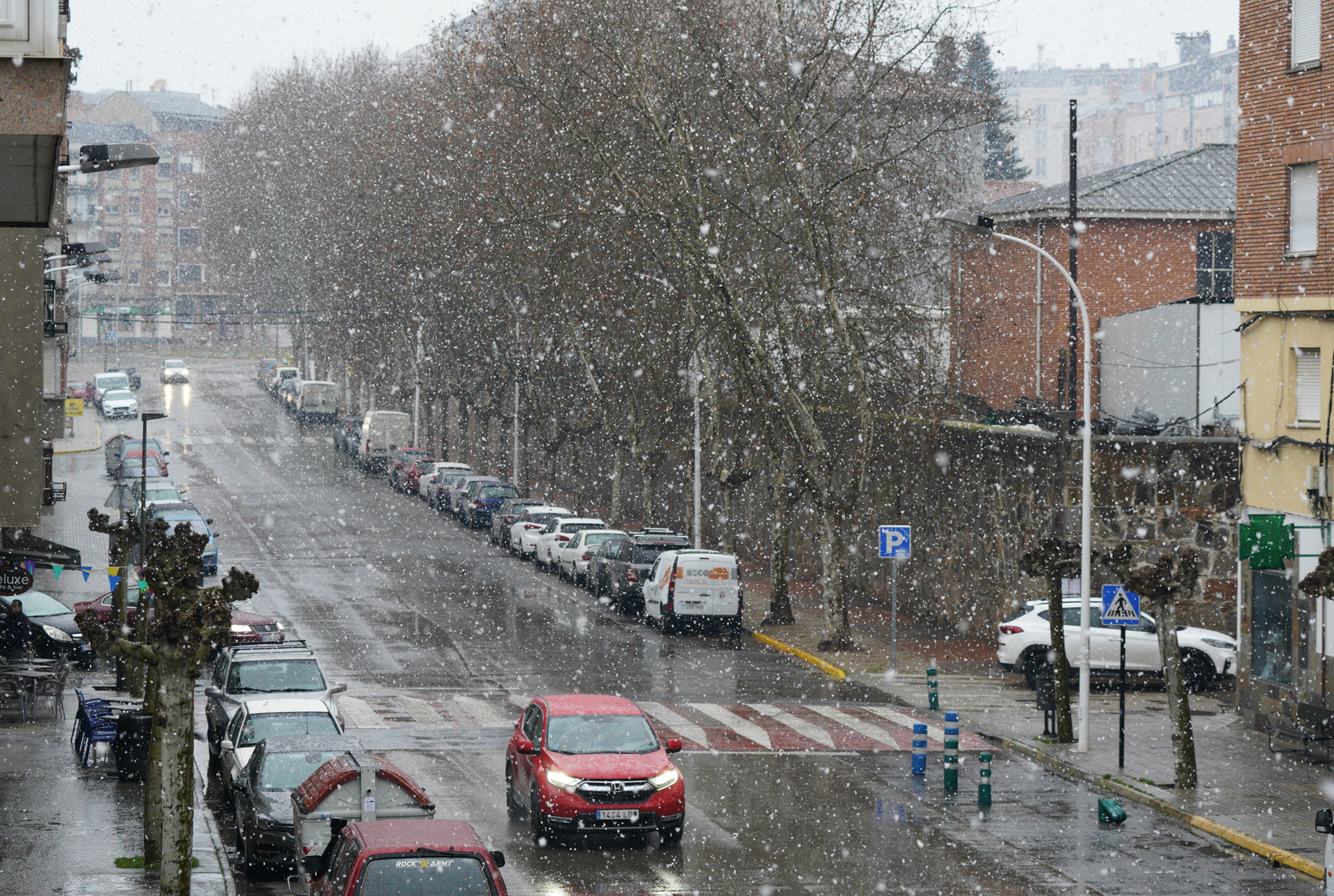 Nieve en Ponferrada | César Sánchez / ICAL