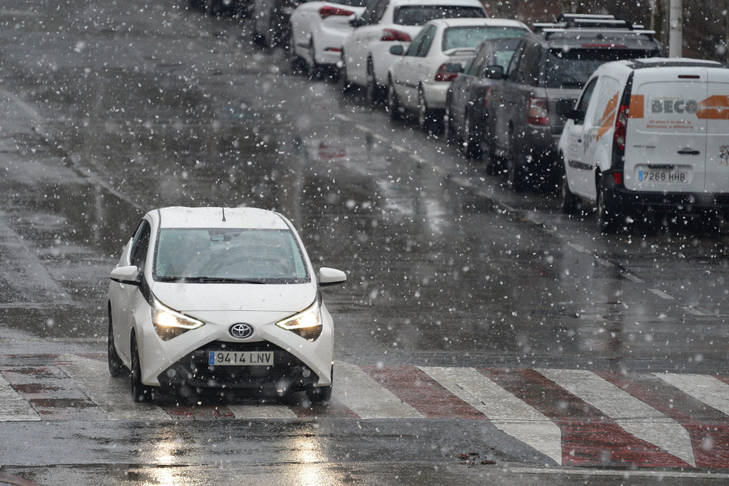 Nieve en Ponferrada | César Sánchez / ICAL