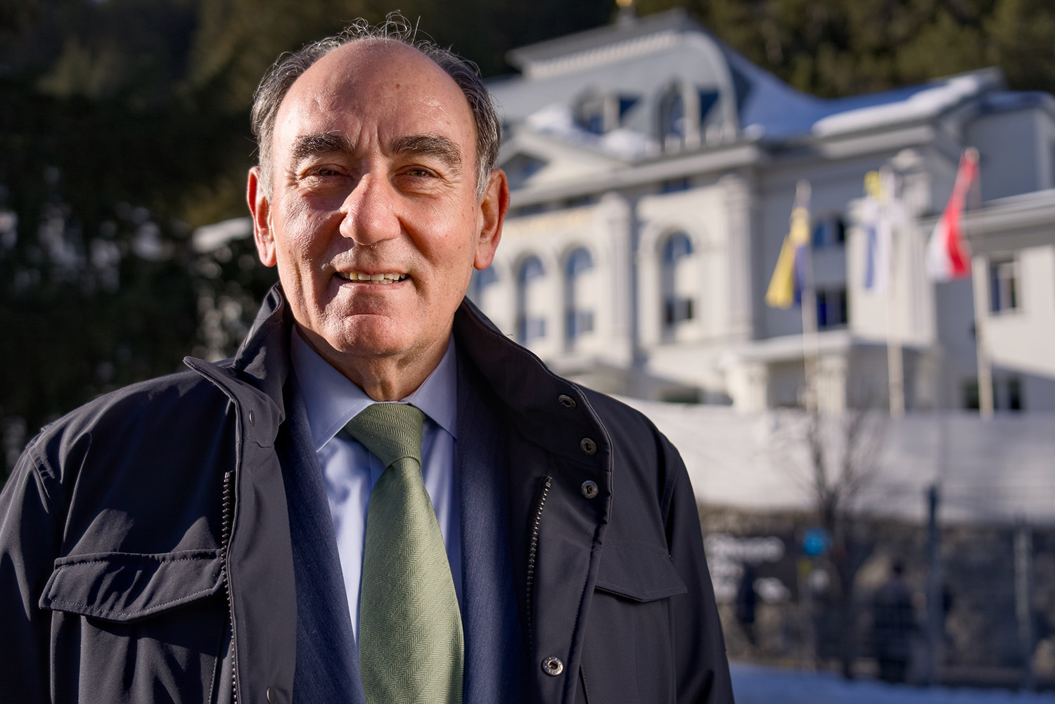 El presidente de Iberdrola, Ignacio Galán, en el Foro Económico Mundial de Davos