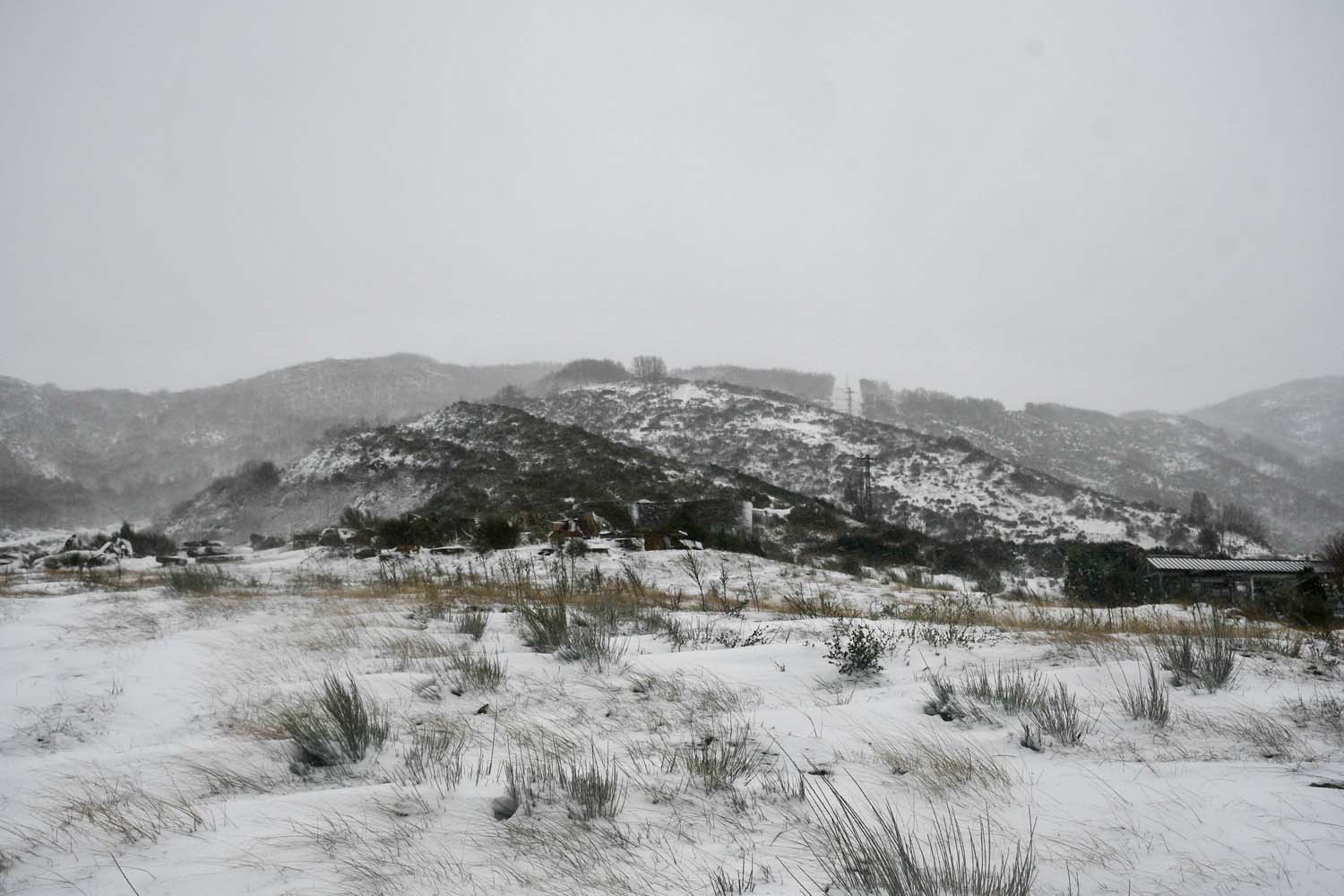 La borrasca Herminia deja un manto de nieve en San Cristobal de Valdueza  (35)