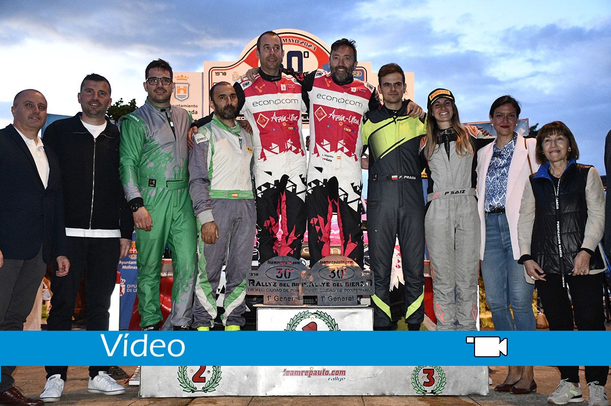 rallye del bierzo ganadores podio