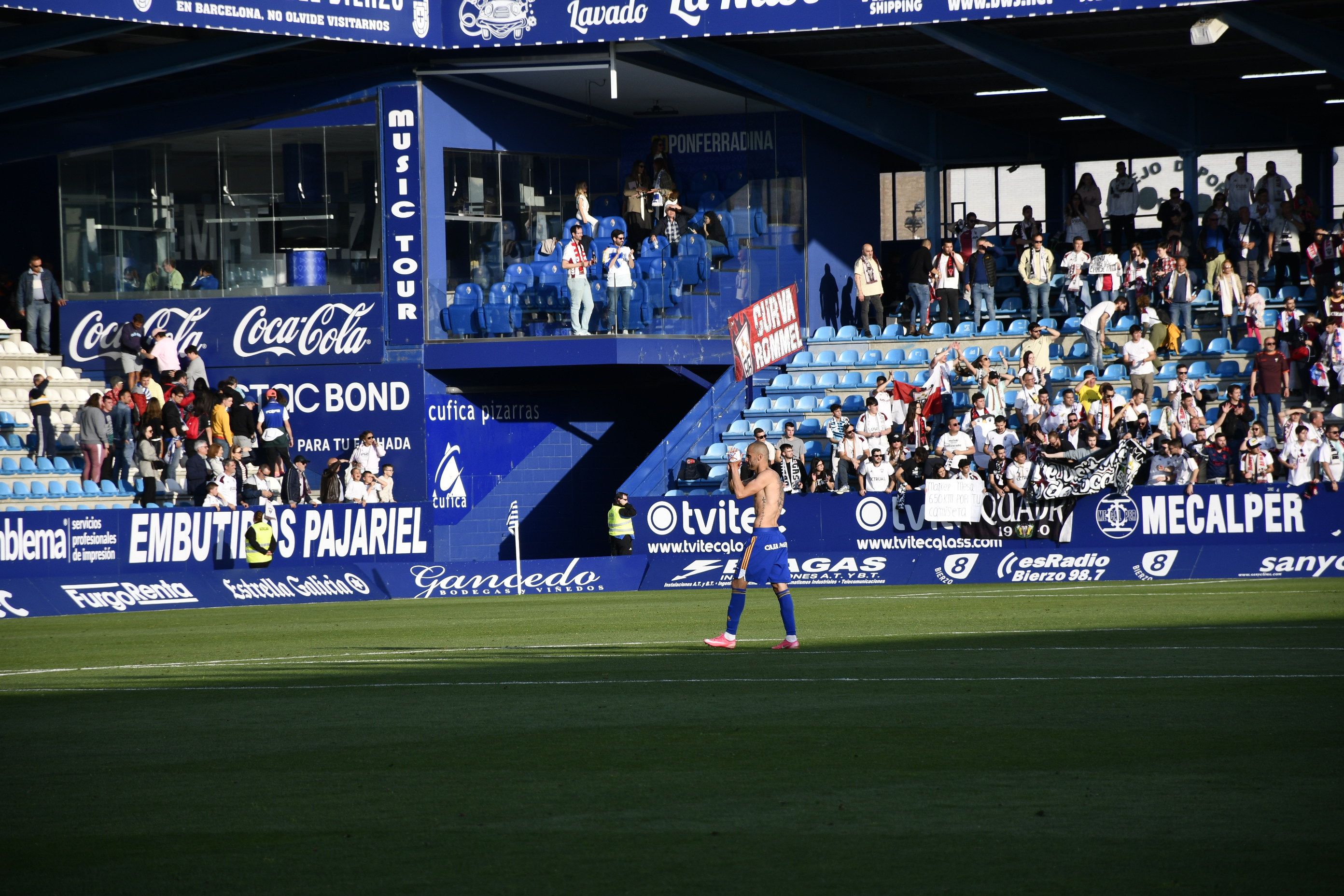 Yuri tras el descenso de la Ponferradina en 2023