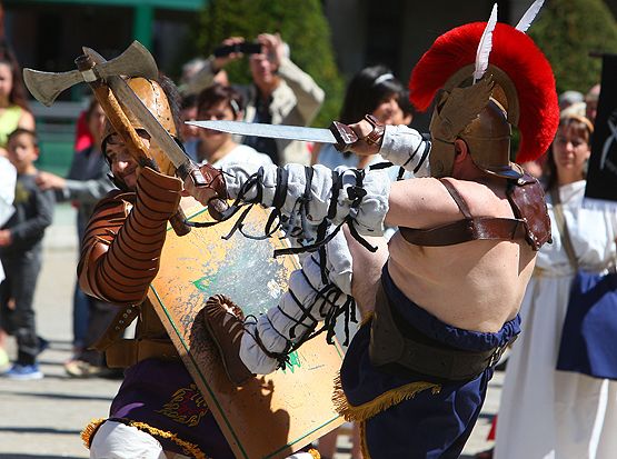 Imagen de una de las luchas de gladiadores (C.S)