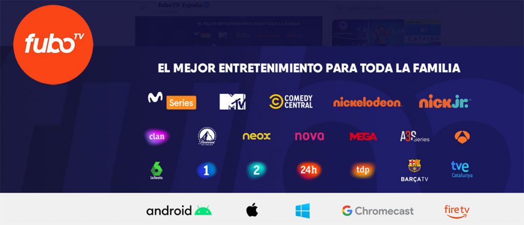 Fubo TV: Descubre la alternativa a Movistar +, Vodafone TV y Orange TV