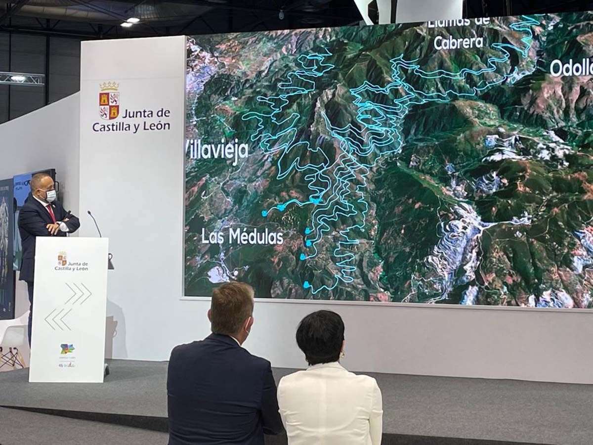 Ponferrada y El Bierzo exhiben sus atractivos turísticos en FITUR: las Médulas, el Castillo de los Templarios, el Camino de Santiago…